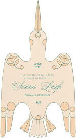 Birdsong - Baby Shower Invitation by Rubinski Works