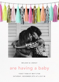 Glimmer Photo - Baby Shower Invitation by CONFETTISYSTEM