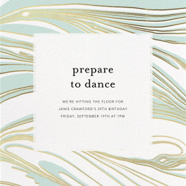 Marbleous - Birthday Invitation by Ashley G