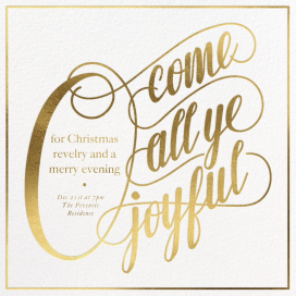 Merry Revelry - Christmas Party Invitation by Paperless Post