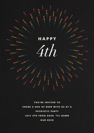 Burst Forth - 4th of July Invitation by Paperless Post