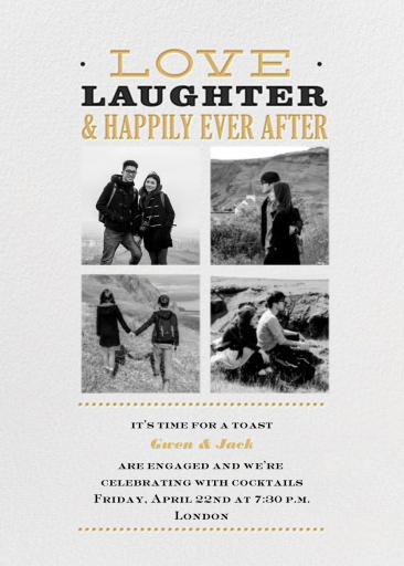 Happily Ever After - Invitation by Crate & Barrel