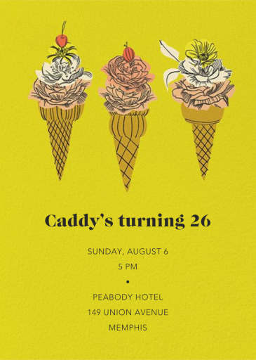 Flower Cones (Tall) (Dylan Mierzwinski) by Red Cap Cards