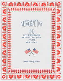 Betsy Ross Handy Work - Red by Mr. Boddington's Studio