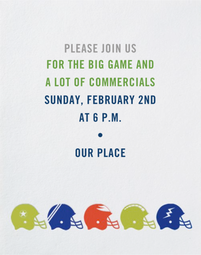 Helmets - Sports Invitation by Paperless Post