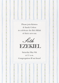 Beaded Curtain - Bris/Baby Naming Invitation by Paperless Post