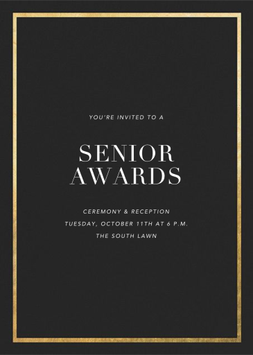 Idylle - Awards Ceremony Invitation by Paperless Post