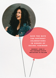 Balloon Pops - Save the Date by Paperless Post