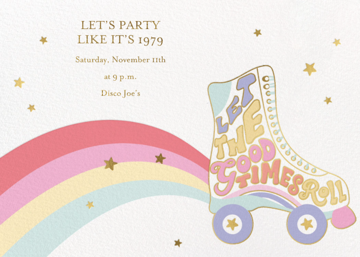 Roll Along - Party Invitation by Meri Meri