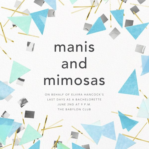 Scatter - Bachelorette Party Invitation by CONFETTISYSTEM