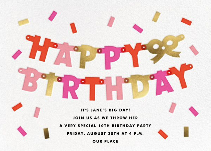 Lettered Bunting by The Indigo Bunting