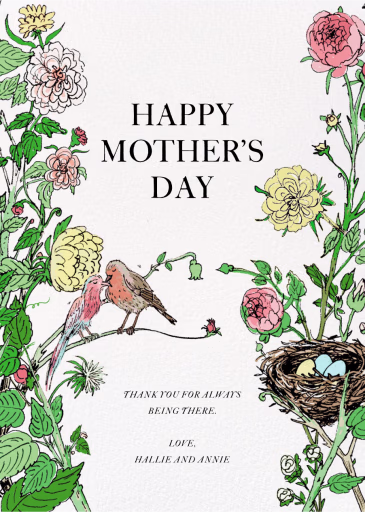 Nestled In - Mother's Day Card by Joana Avillez