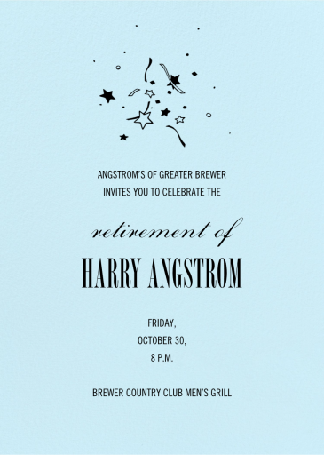 Glacier - Retirement and Farewell Party Invitation by Paperless Post
