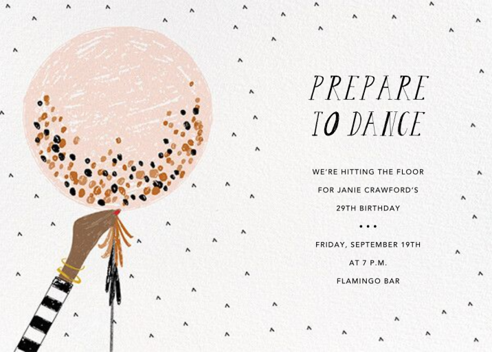 Ready to Burst - Birthday Invitation by Mr. Boddington's Studio