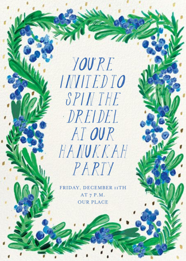 Blue Berries - Invitation by Mr. Boddington's Studio