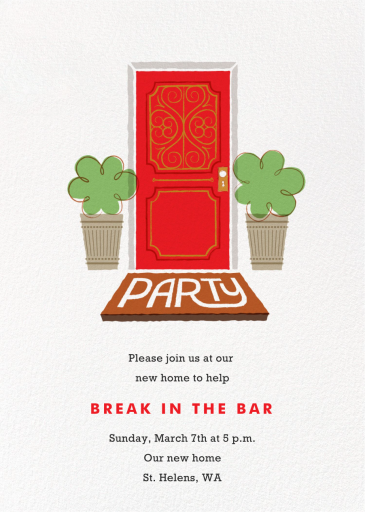 Welcome to the Party - Housewarming Invitation by Paperless Post