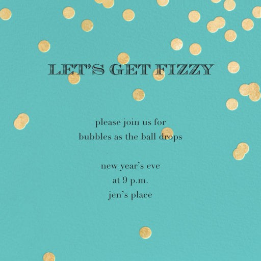 KS Come Celebrate - New Year's Eve Invitation by kate spade new york