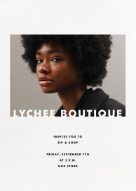 Tall Horizontal (Photo) - Shopping Event Invitation by Paperless Post