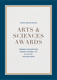 Bold Line (Tall) - Awards Ceremony Invitation by The Indigo Bunting