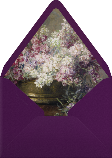 Embossed Lavender - Inquisited Envelope