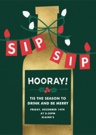 Sip Sip Hooray by Cheree Berry Paper & Design