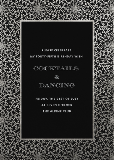 Deco Border - Corporate Reception Invitation by Paperless Post