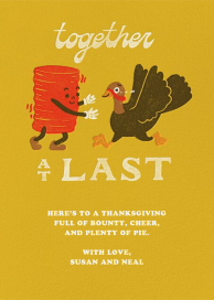 Iconic Duo - Thanksgiving Card by Paperless Post