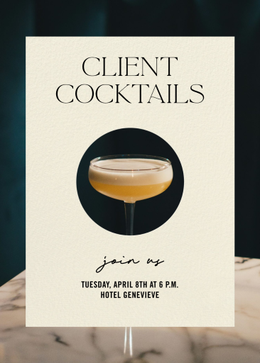 Coupe Connection - Dining & Drinks Invitation by Paperless Post