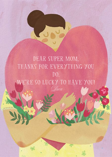 Big Hug - Mother's Day Card by Paperless Post