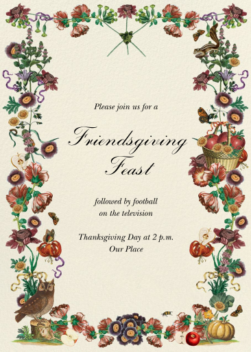 Magic Orchard - Friendsgiving Invitation by Stephanie Fishwick