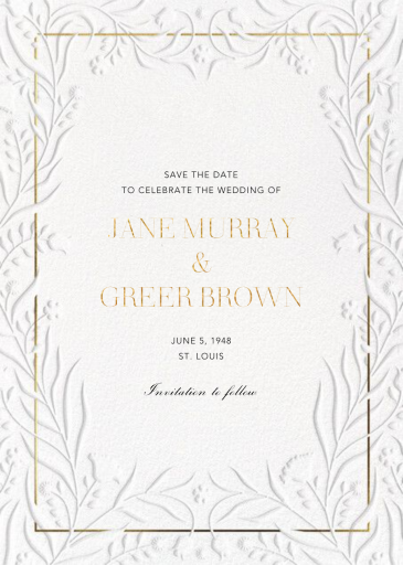 Enchanted - Save the Date by Paperless Post - Back