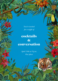 Le Tigre - Summer Party Invitation by Nathalie Lété