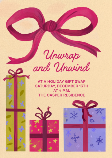 Holiday Gift Swap Invitation