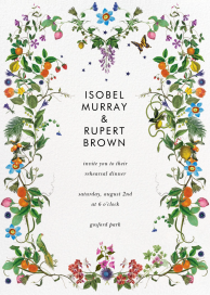 Fruit of Capri - Rehearsal Dinner Invitation by Stephanie Fishwick