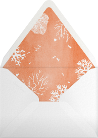 Coral Border - Clementina Sketchbook Envelope