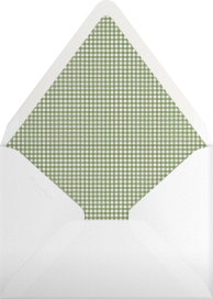 Holiday Gingham Border (Lucy Young) - Dogwood Hill Envelope