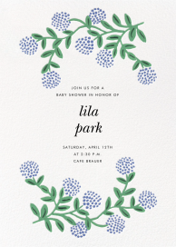 Hydrangea Bunches - Baby Shower Invitation by Rifle Paper Co.