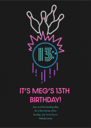 Strike Up - Invitation by Paperless Post