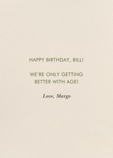Fine Brine - Birthday Card by Rifle Paper Co. - Back