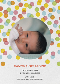 Rainbow Bubbles (Photo) - Announcement by Petit Collage