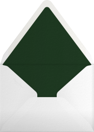 Embroidered Floral (Stationery) - Oscar de la Renta Envelope