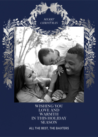 Holiday Wreath Frame - Holiday Card by Paperless Post