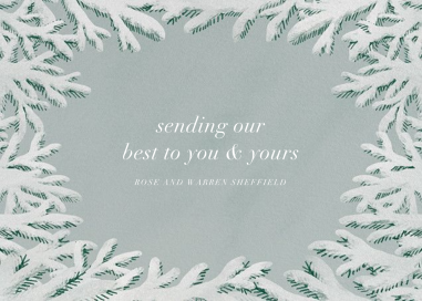 Spruce Clearing - Holiday Card by Paperless Post