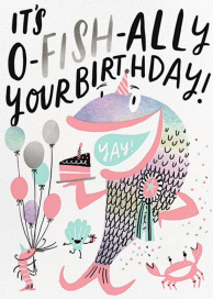 Oh Fish - Birthday Card by Hello!Lucky