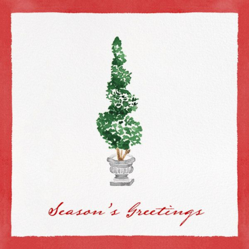 Spiraled Cedar - Holiday Card by Paperless Post