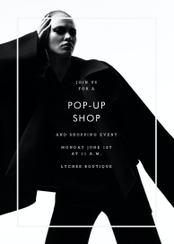 Portrait Outline - Shopping Event Invitation by Paperless Post