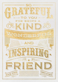 Grateful for You - Greeting Card by Hello!Lucky