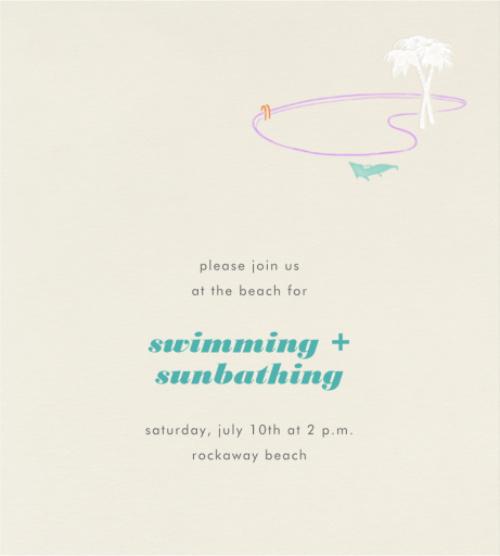 Vegas Pool Party - Beach Party Invitation by Paperless Post