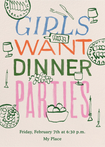 Table Talk - Invitation by Phthalo Ruth