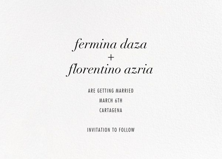 Jubilee II (Photo Save the Date) - Save the Date by Kelly Wearstler - Back